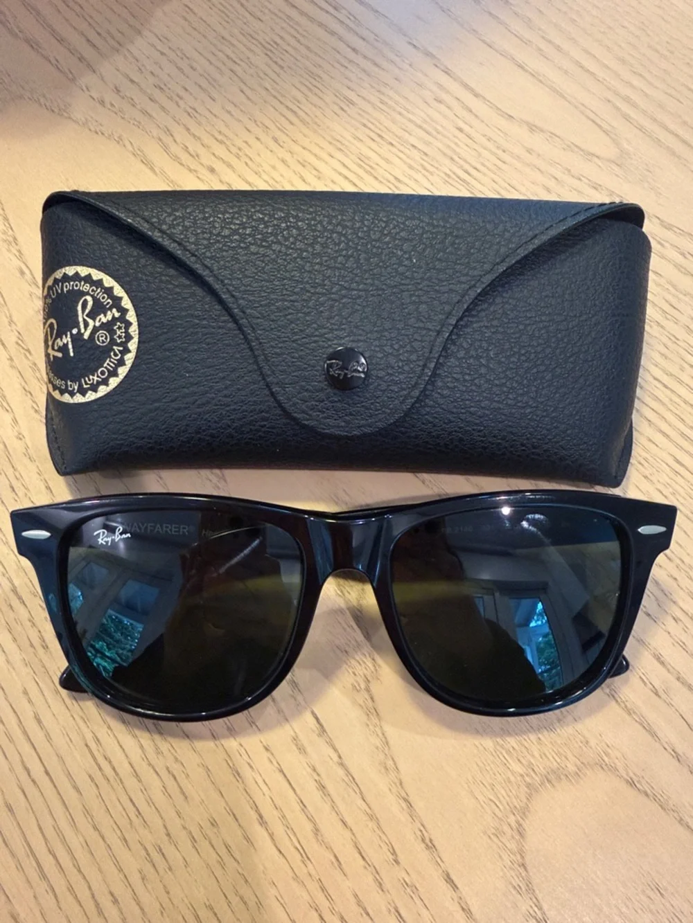 Ray-Ban Wayfarer rb2140 901 Made in Italy unisex - Picture 8 of 11